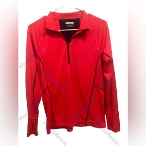 Marmot Half Zip Jacket Ladies Med Red